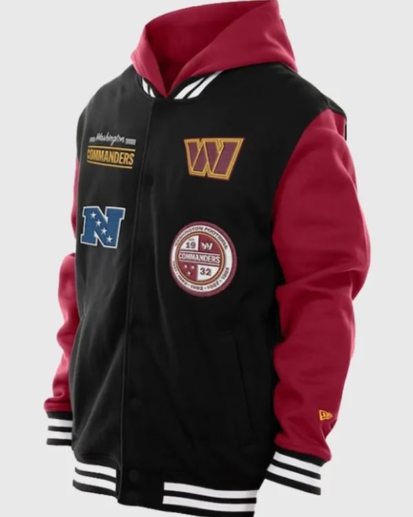 New Era Washington Commanders Hoodie Jacket Clanton Jacket