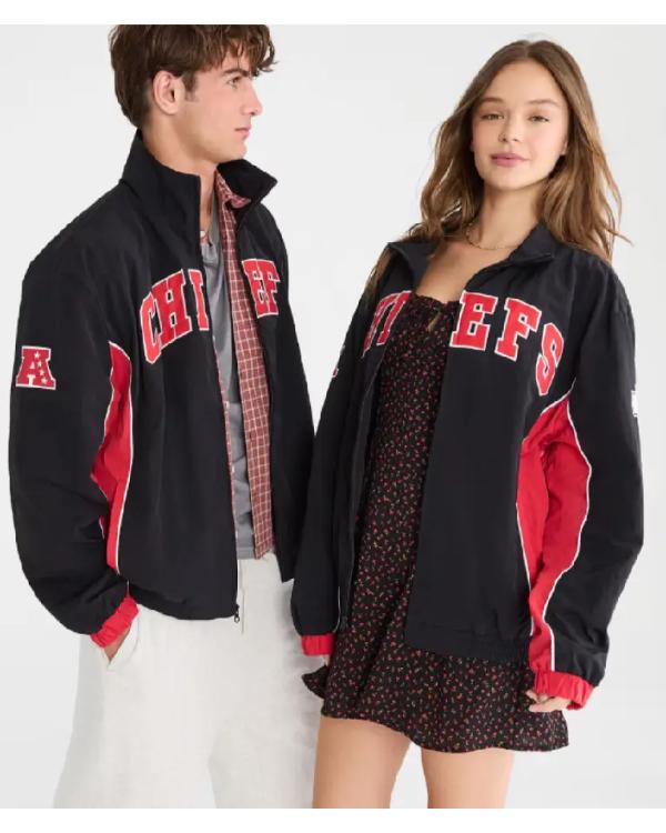 Aeropostale Kansas City Chiefs Track Jacket Clanton Jacket