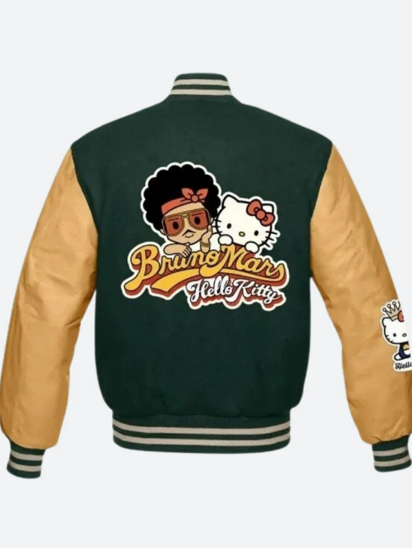Bruno Mars Hello Kitty Varsity Jacket Clanton Jacket