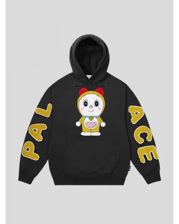 Palace x Doraemon Fleece Hoodie Clanton Jacket