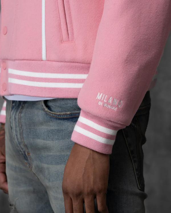Caught In The Act Double Life Tamar Braxton Pink Varsity Jacket Clanton Jacket