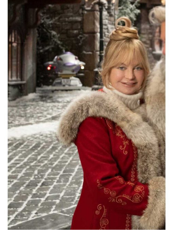 The Christmas Chronicles 2 Goldie Hawn Coat Clanton Jacket