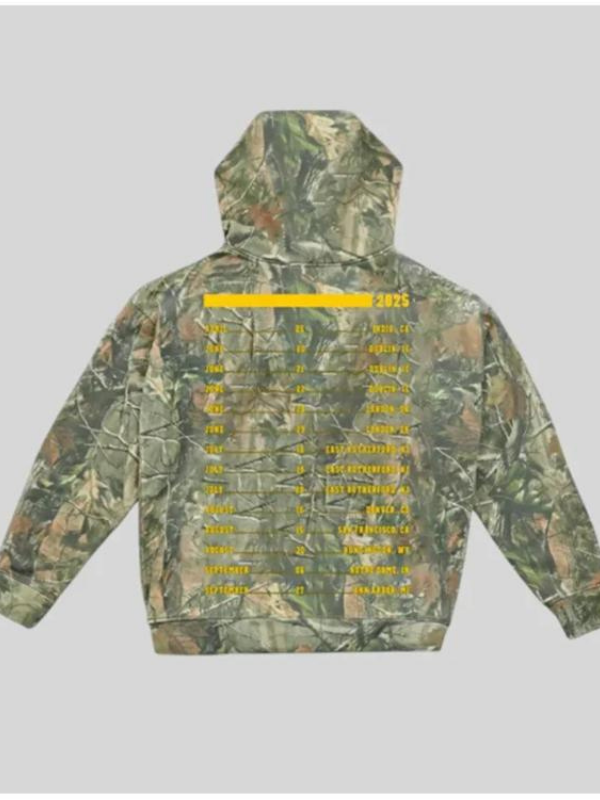 Zach Bryan Camo Hoodie Clanton Jacket